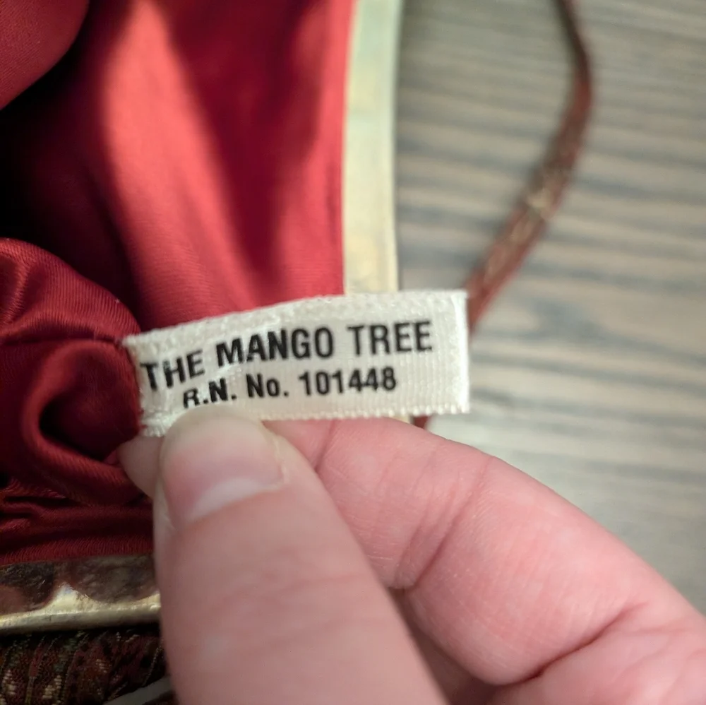 ✨5 For $50 The Mango Tree Paisley Print Shoulder Bag - Picture 3 of 5